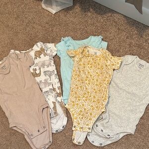 Assorted Baby One Pieces Set
